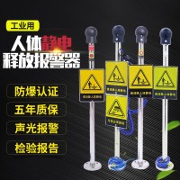 金屬車間固定式數顯快速防爆人體靜電釋放器電纜石油接地樁火電廠